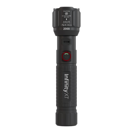 Infinity X1 2000 Lumen Rechargeable Flashlight Pack of 3