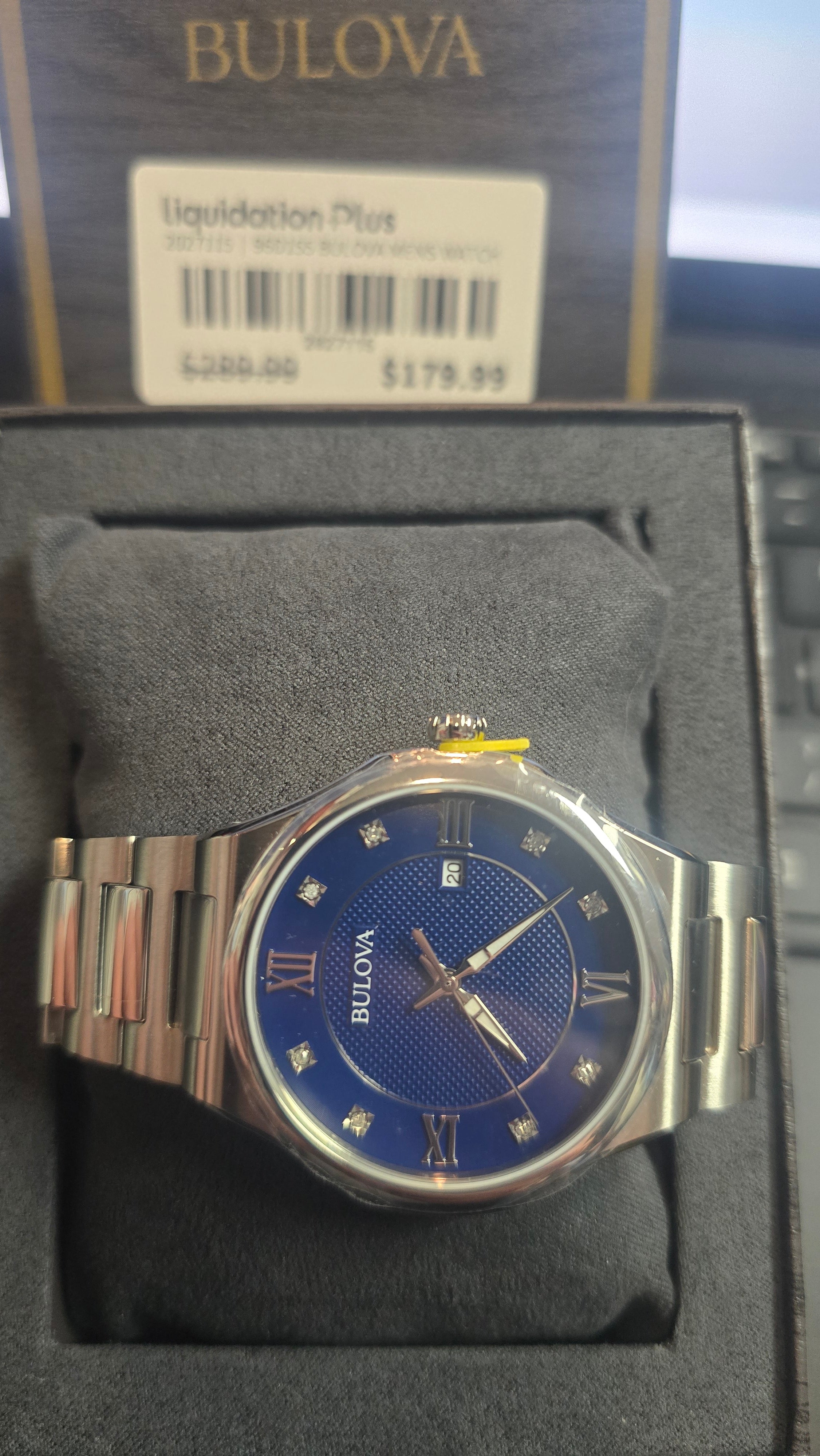 96D155 BULOVA MENS WATCH