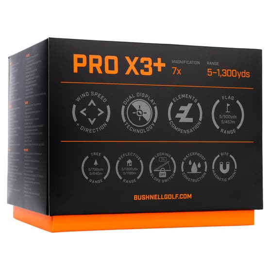 Bushnell Pro X3+ Link with MyBag Integration Golf Laser Rangefinder