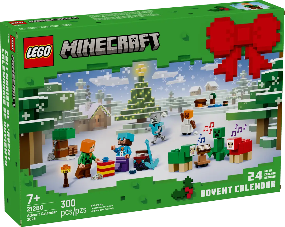 LEGO Minecraft Advent Calendar 2025 Building Toy