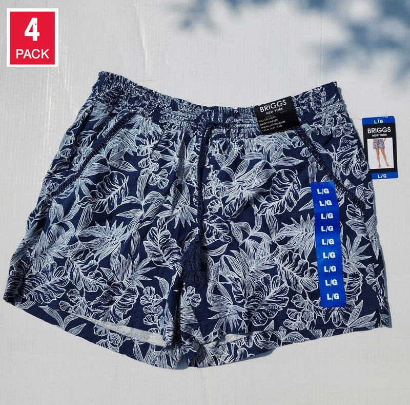 BRIGGS LINEN SHORT- 4 PACK