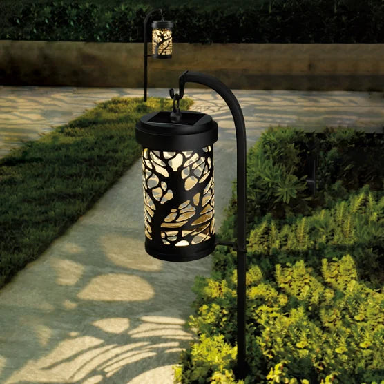GTX Solar Shepherd’s Hook Landscape Light, 2-pack