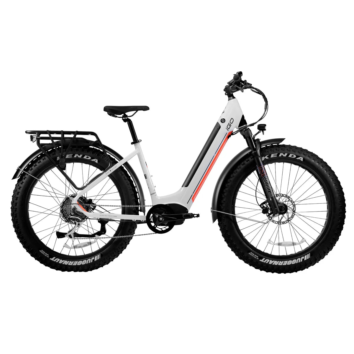 IGO ELECTRIC FAT TIRE BIKE 26 in x 4 5 in Tires ONLY IN BLACK COLOUR