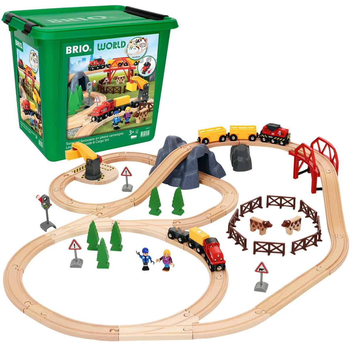 BRIO Large Countryside and Cargo Set