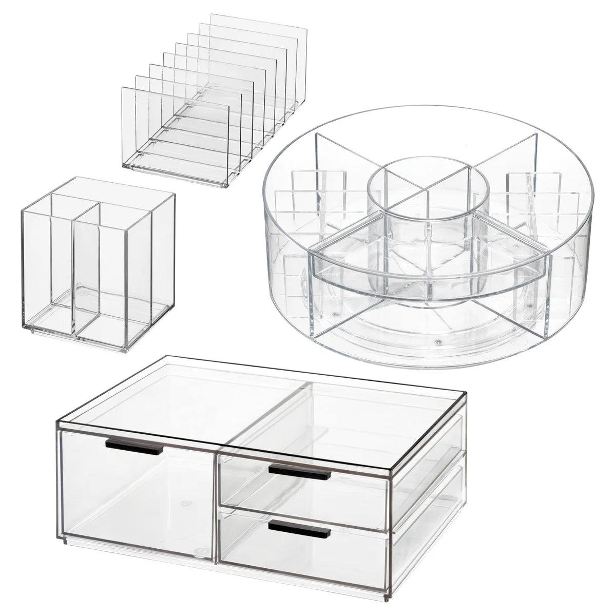 iDesign Cosmetic Organizer Set, 4-piece