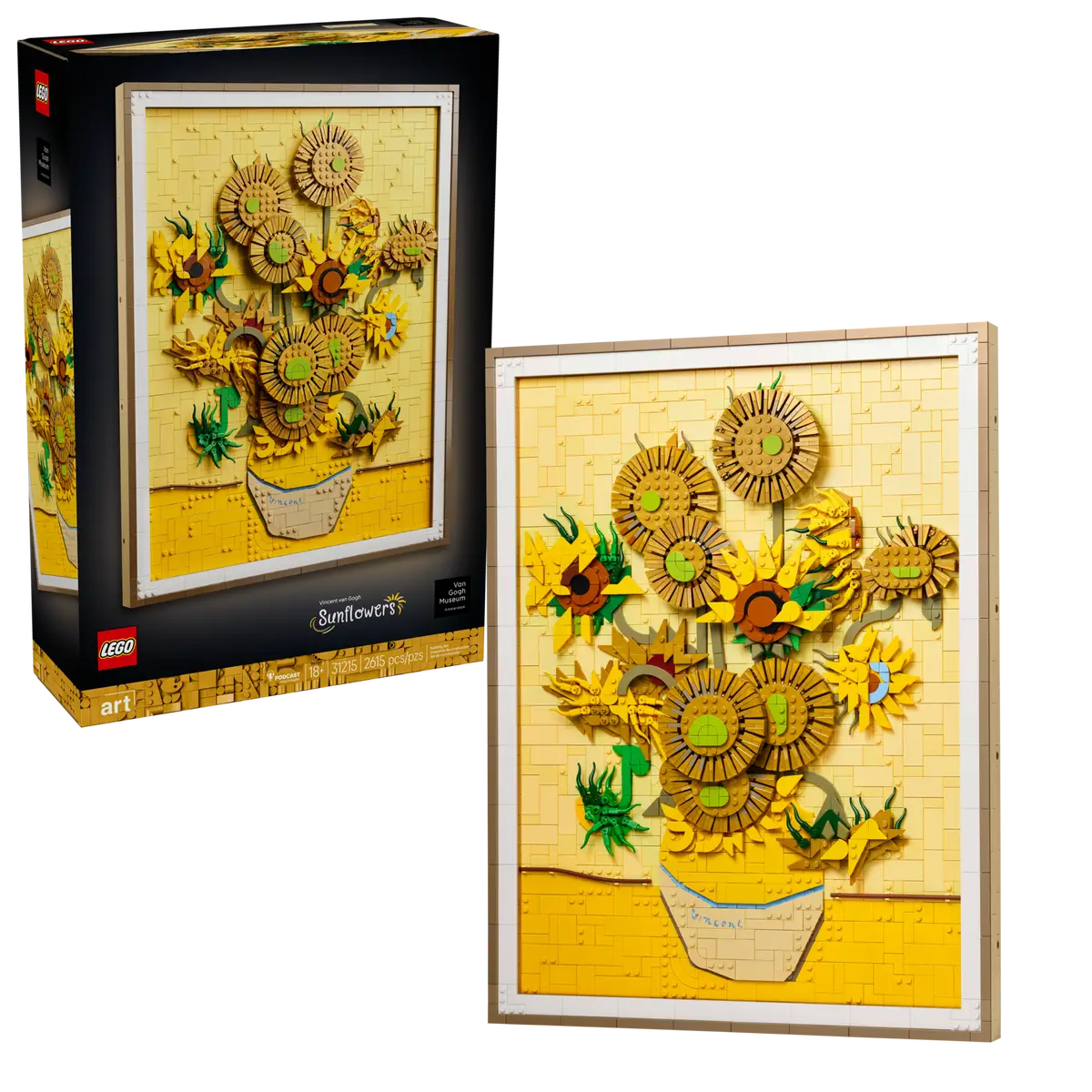 LEGO VINCENT VAN GOGH SUNFLOWERS