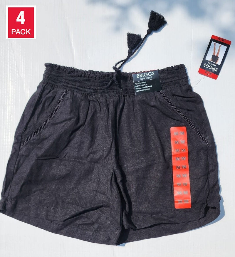 BRIGGS LINEN SHORT- 4 PACK