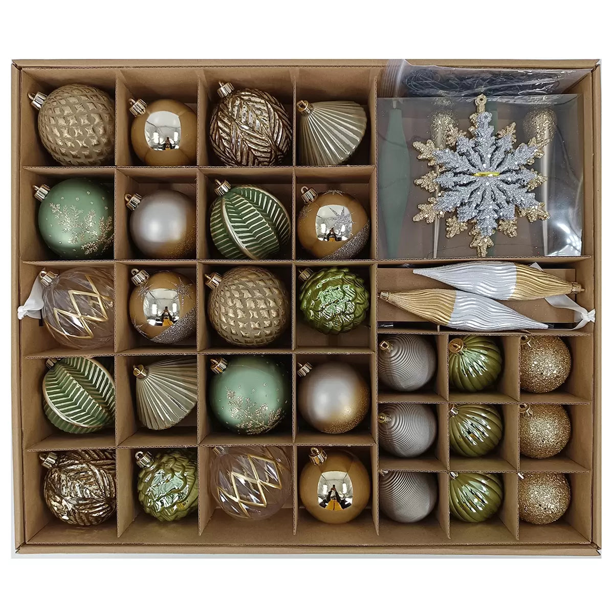 CGH Holiday Ornament Assortment 80 Piece Set