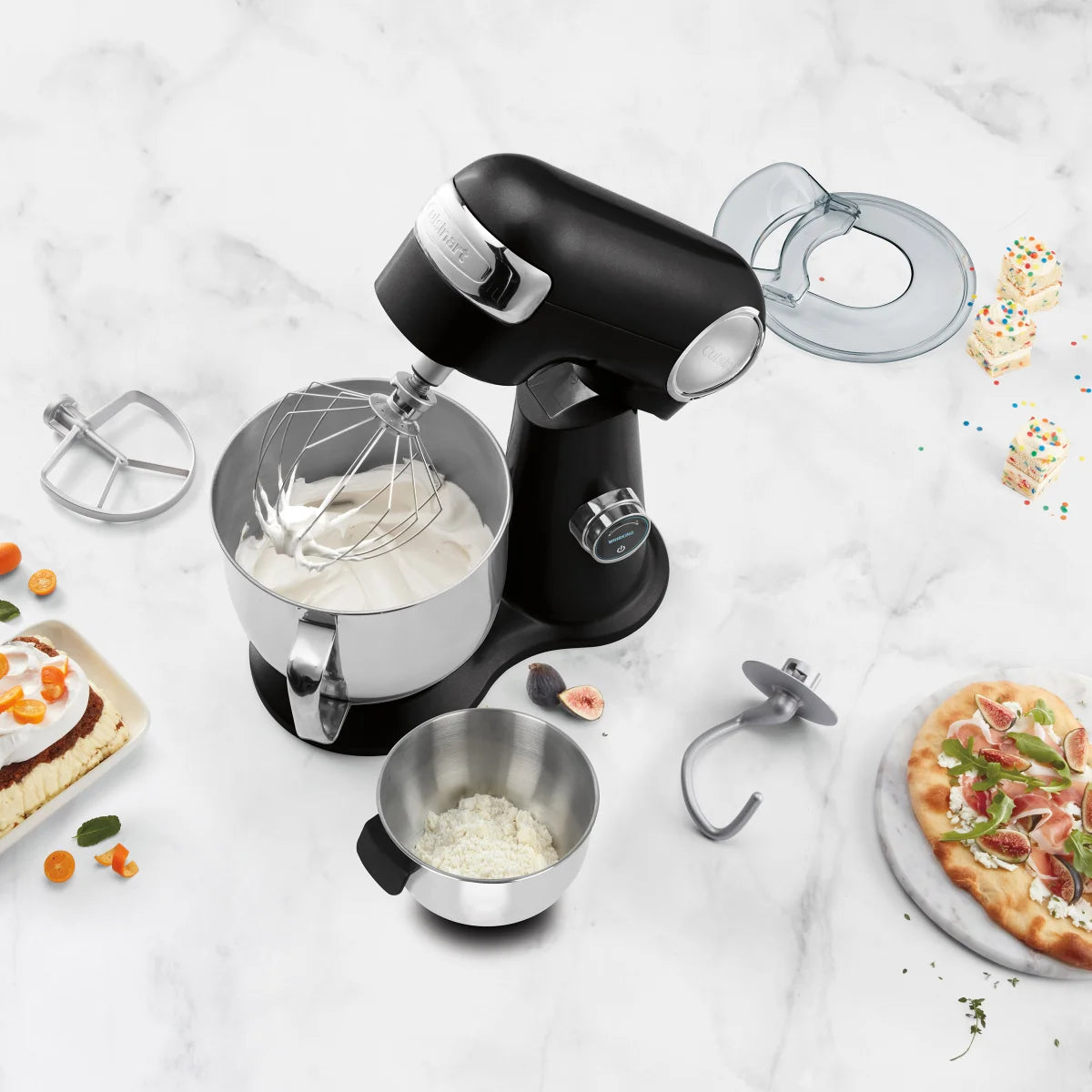 Cuisinart 5.2 L (5.5 Qt.) Precision Master Elite Digital Stand Mixer with Bonus Bowl