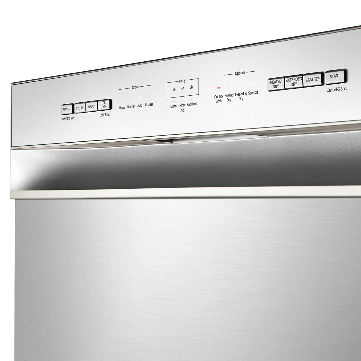 Midea 24 in. Built-in Dishwasher with Hybrid Stainless Steel Tub