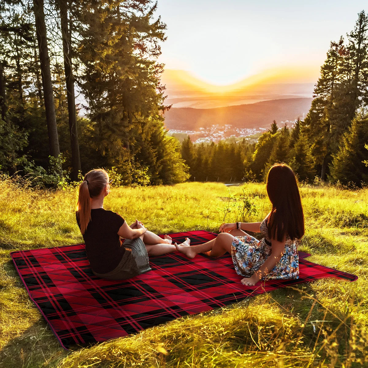 COLUMBIA OUTDOOR BLANKET 80" X 72 "