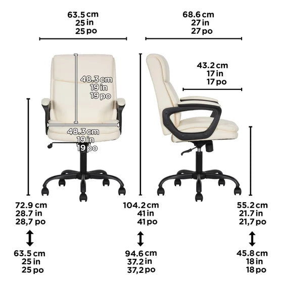 True Innovations Mid-Back Manager Office Chair
