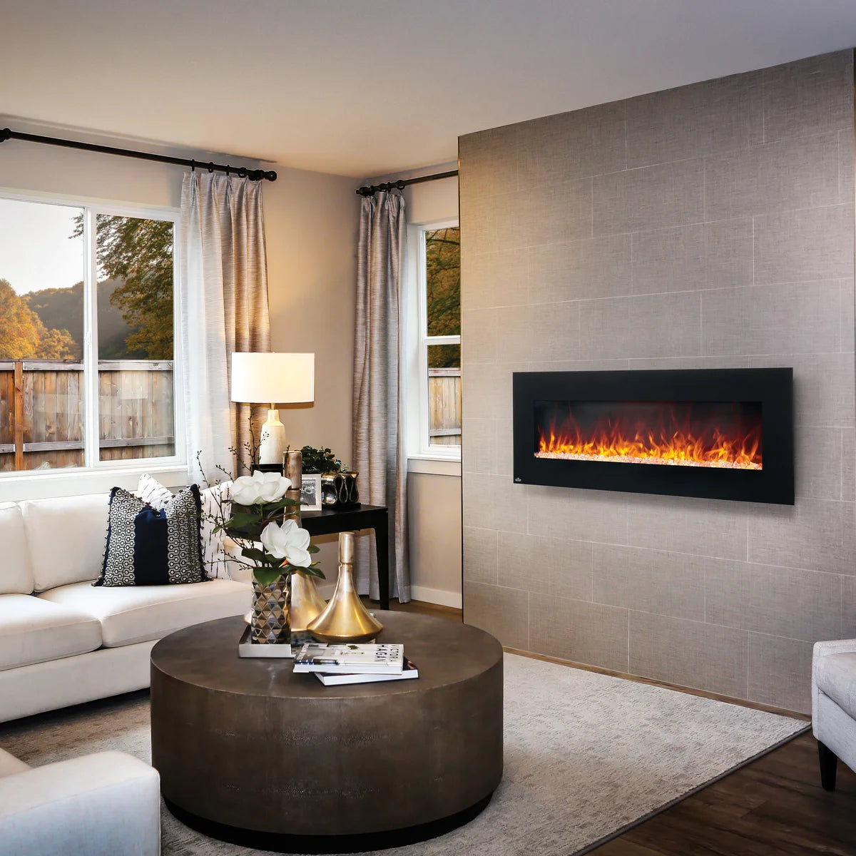 Napoleon 137.2 cm (54 in.) Electric Wallmount Fireplace