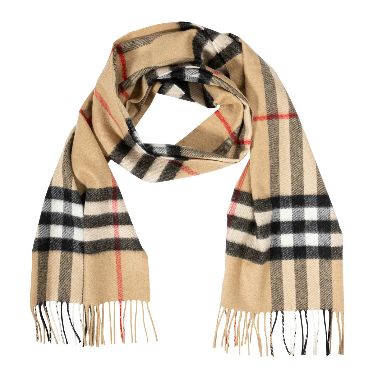 Burberry Check Cashmere Scarf