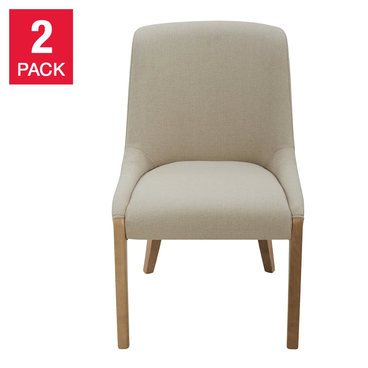 Aiden & Ivy Fabric Dining Chair, 2-pack (Beige)