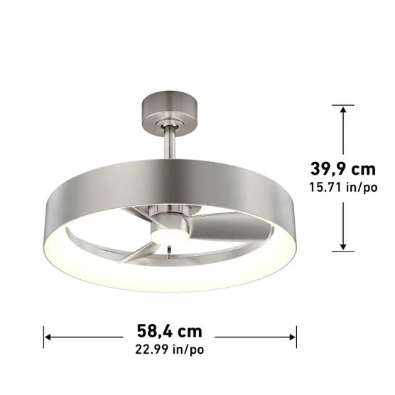 Artika - Austin 23-inch Ceiling Fan with Light
