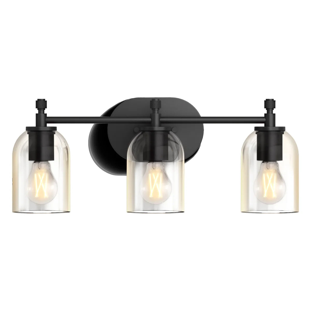 Kohler Orime Three-Light Wall Sconce (Black)