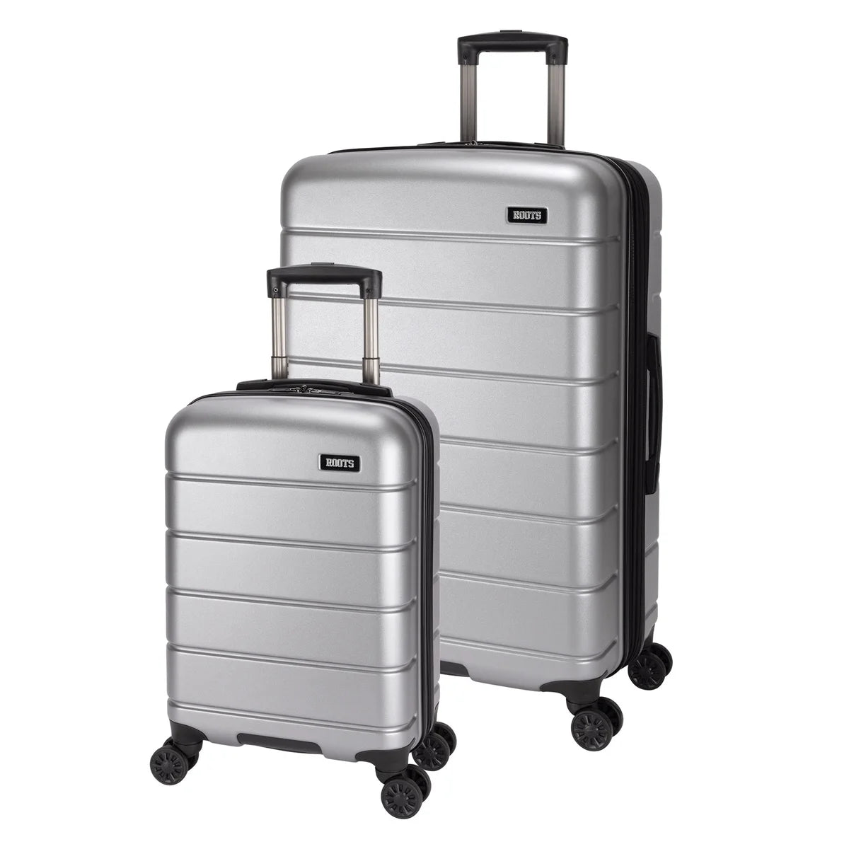 Roots Territory 2-piece Hardside Luggage Set (Silver)