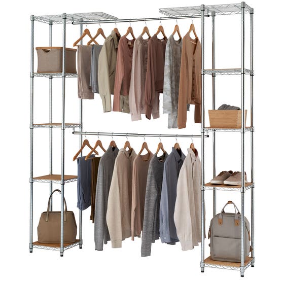 Trinity Expandable Closet Organizer (Chrome)
