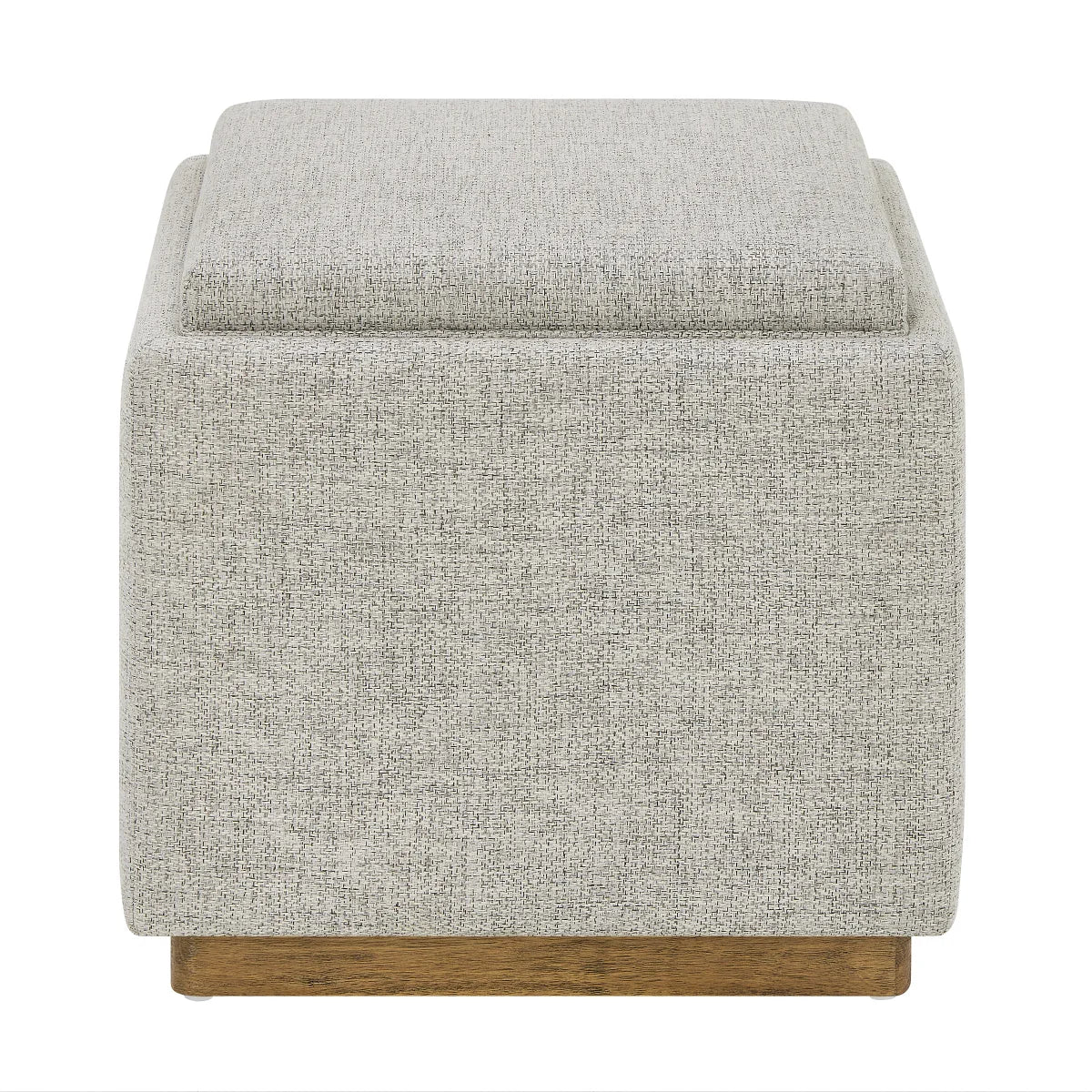 Thomasville Small Fabric Storage Ottoman