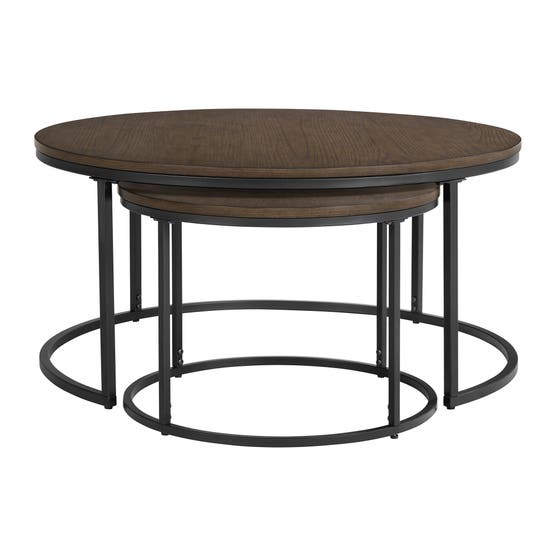 Bayside Furnishings 2-piece Nesting Table Set, 96.5 cm (38 in.) and 58.4 cm (23 in.)