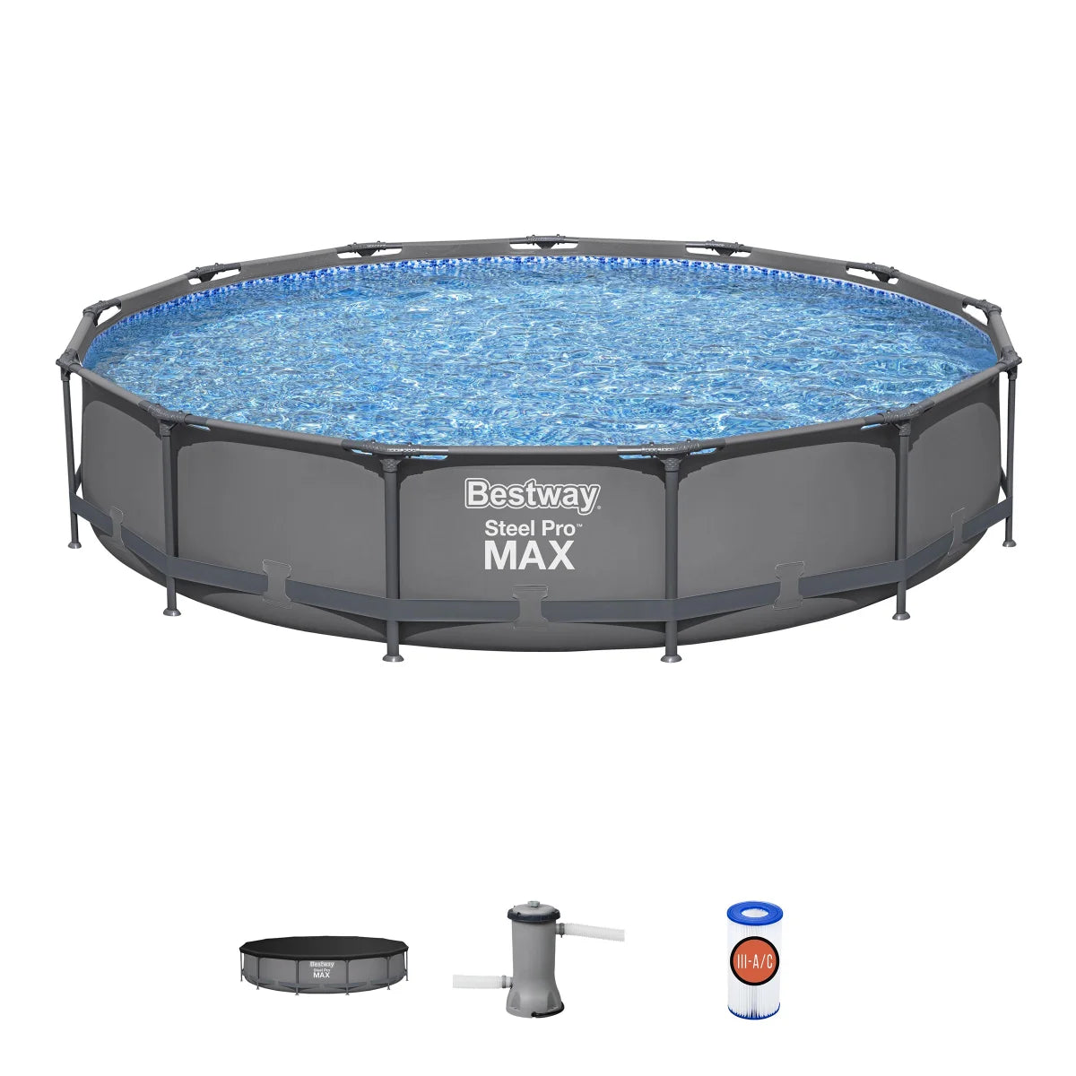 Bestway Steel Pro MAX 13' x 30” Round Above Ground Pool Set