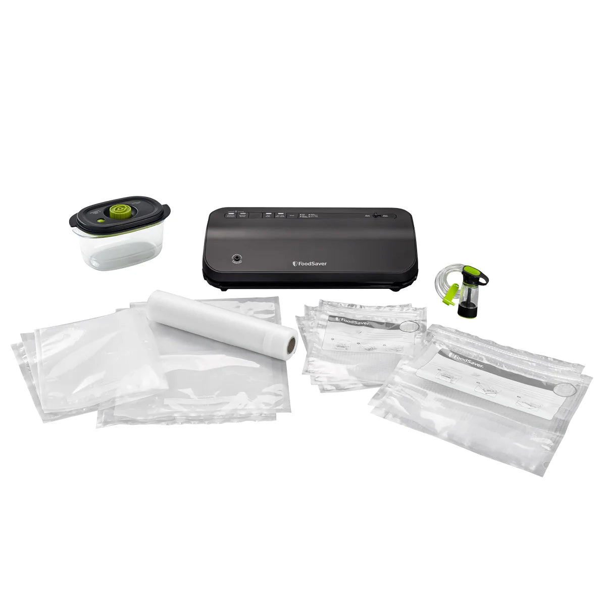 FoodSaver Vacuum Sealer Kit with Bags, Rolls and Marinate Container
