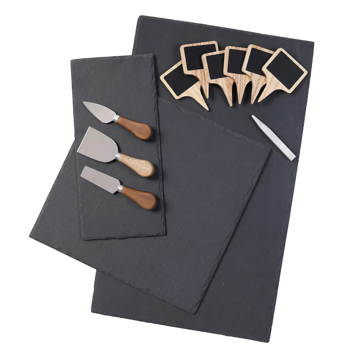 BirdRock Home Slate Charcuterie Serving Set, 13-piece