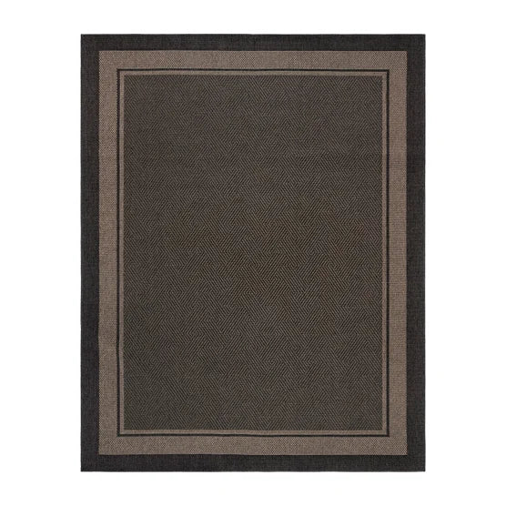 Gertmenian Toscana Collection Geo Border Outdoor Area Rug
