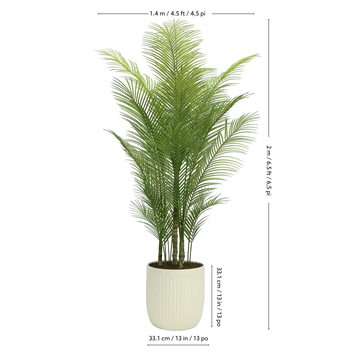 Faux Palm Tree 2.0 m (6.5 ft.)7