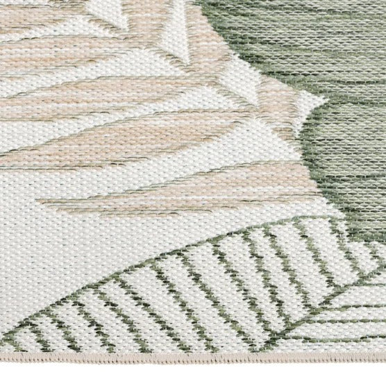 Viana Amalfi Collection Floral Indoor/Outdoor Area Rug size 5'3" x 7'3"
