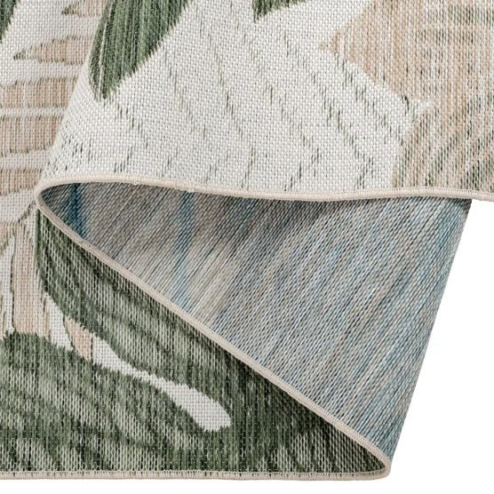 Viana Amalfi Collection Floral Indoor/Outdoor Area Rug size 5'3" x 7'3"