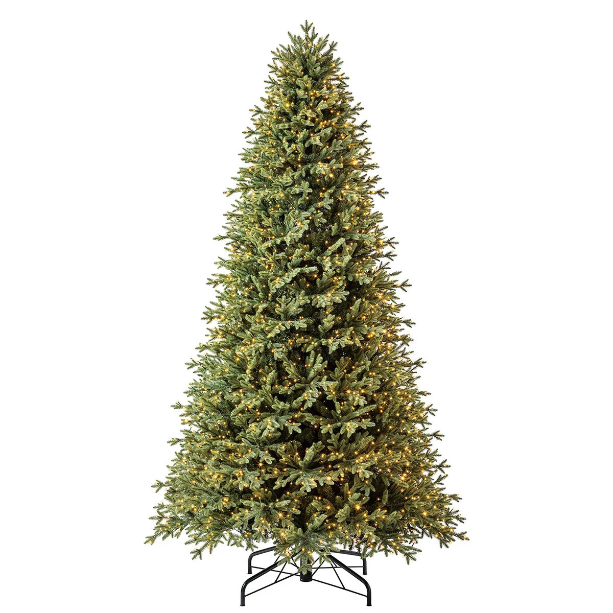9 ft Pre-Lit Aspen Artificial Christmas Tree, 2,700 Color- Changing Radiant Micro Twinkle LED® Lights