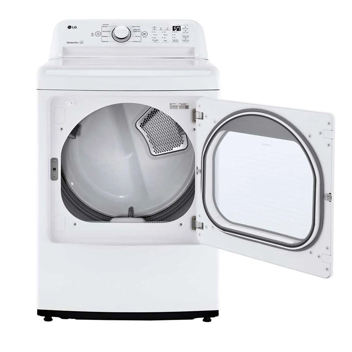 LG 7.3 cu. ft. White Electric Dryer with Sensor Dry Technology (In Box)