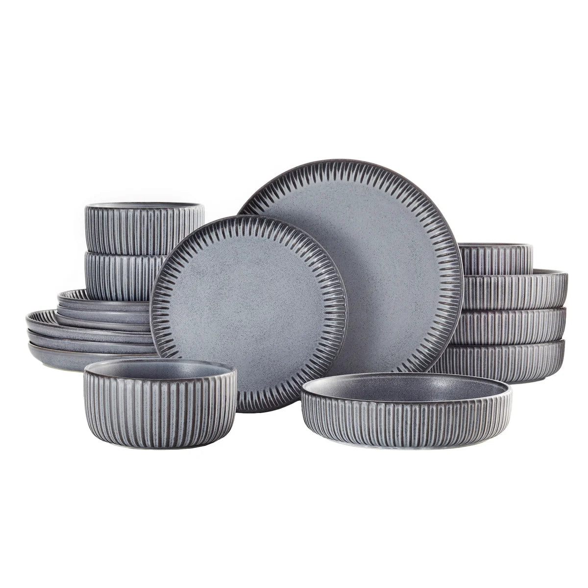 Maison Neuve Windsor Stoneware Dinnerware Set, 16-piece