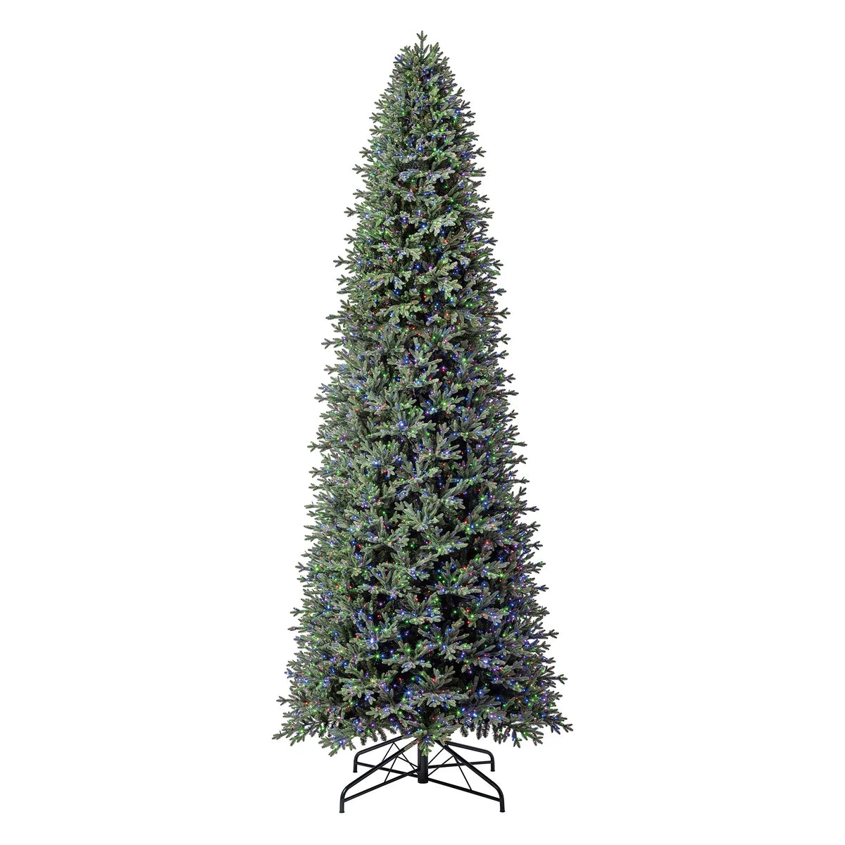 15ft (4.6m) Pre-Lit Aspen Artificial Christmas Tree With 6,000 Colour-Changing LED Lights