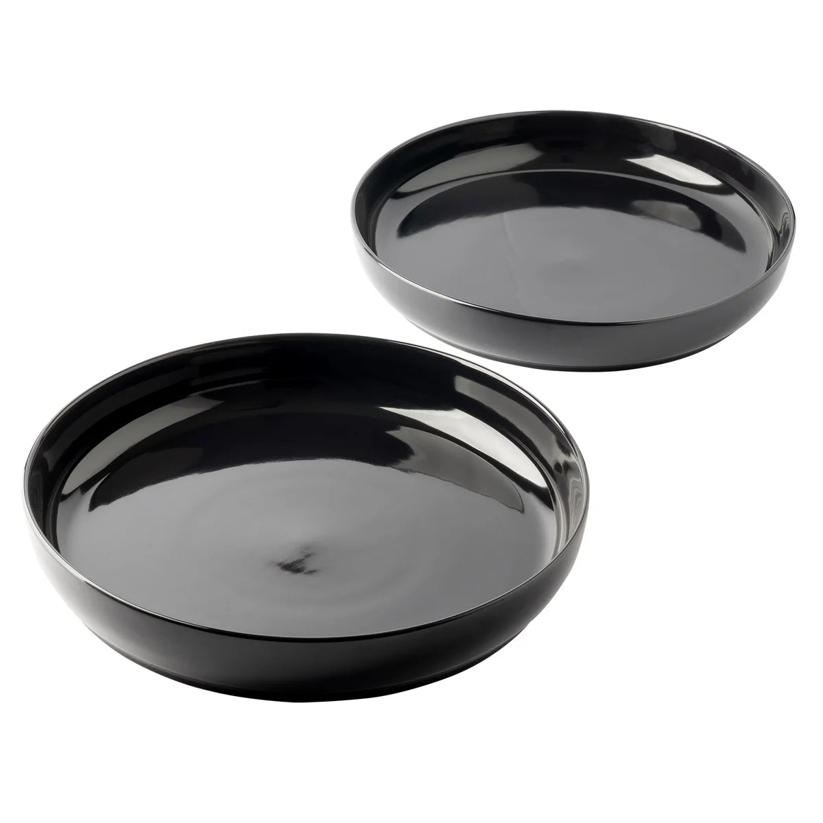 Trudeau Porcelain Nesting Serving Bowls, 2-piece