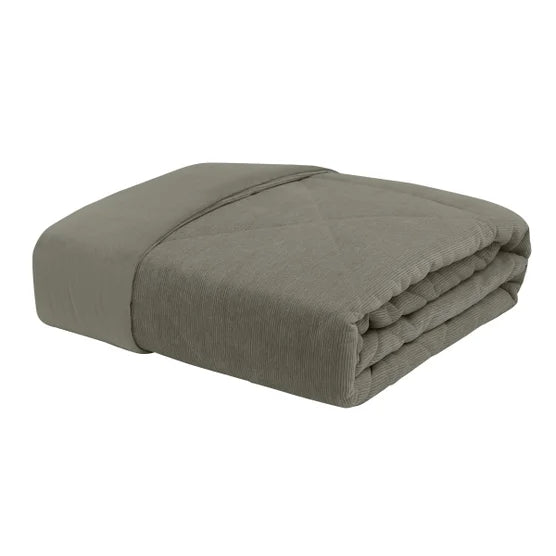 Roots Home Corduroy Comforter Set, 3-piece (King)