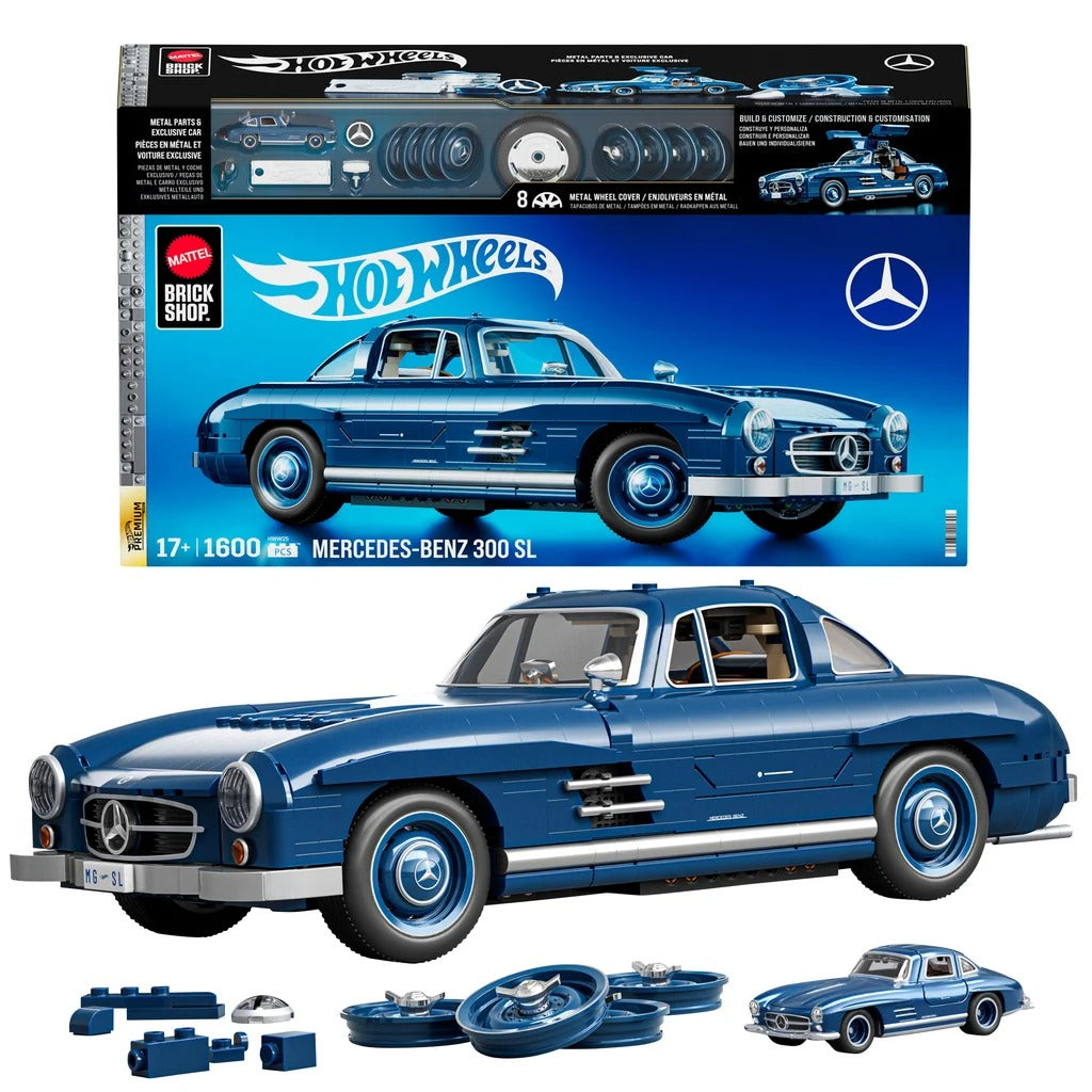 Mattel Brick Shop - Hot Wheels - Mercedes-Benz 300SL