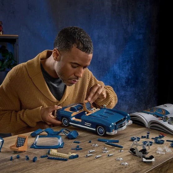 Mattel Brick Shop - Hot Wheels - Mercedes-Benz 300SL