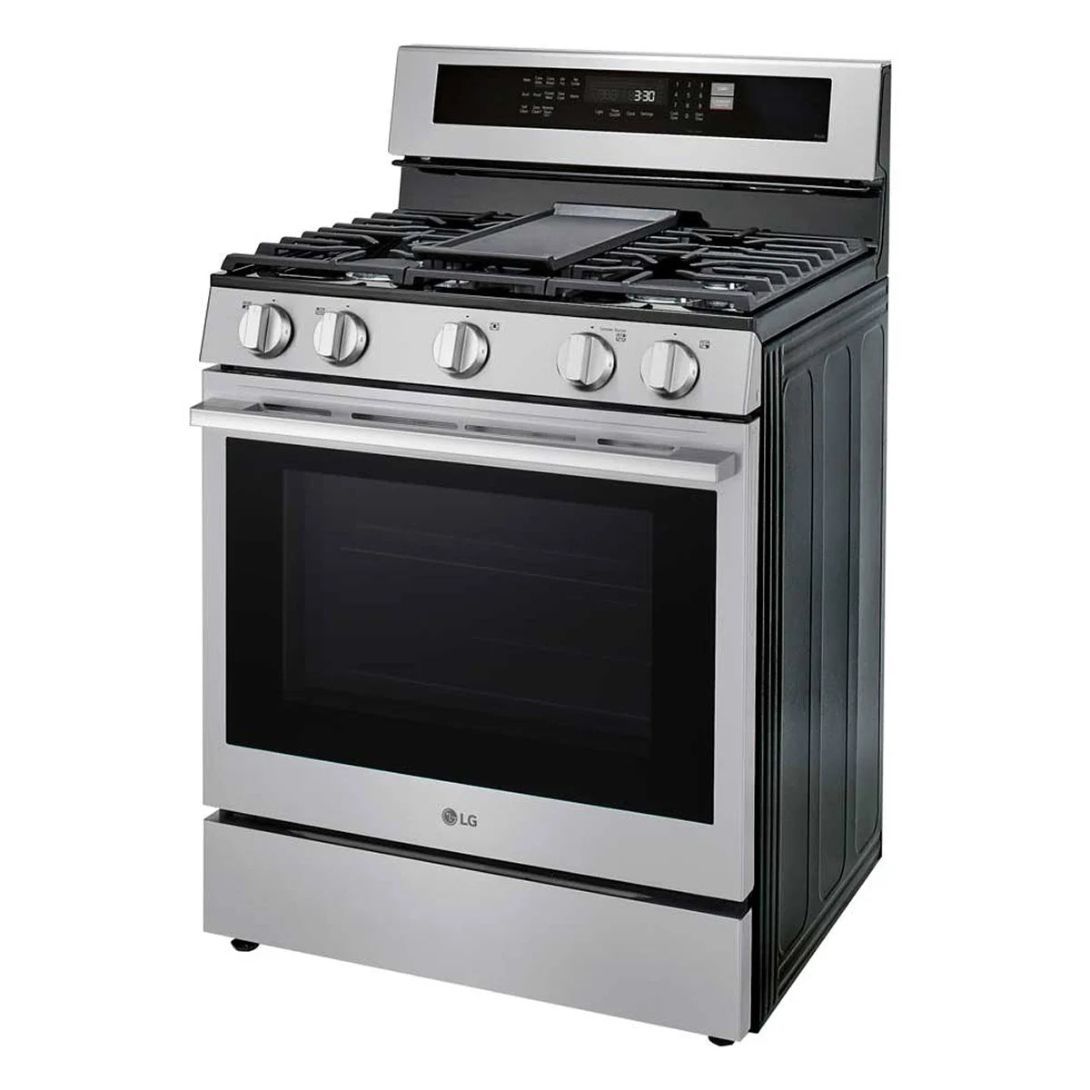LG 30 in. 6.3 cu ft. Stainless Steel Freestanding Gas Range with InstaView and ProBake Convection