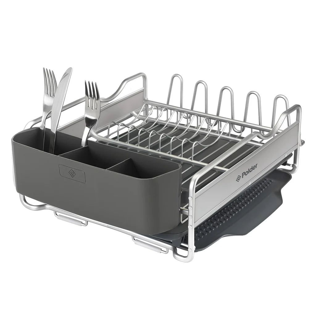 Polder Advantage Aluminum Dish Rack, 4-pieces