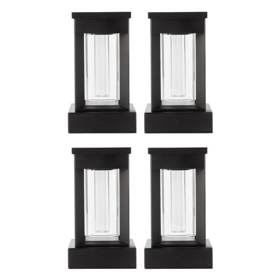Naturally Solar Post Accent Lights, 4-pack