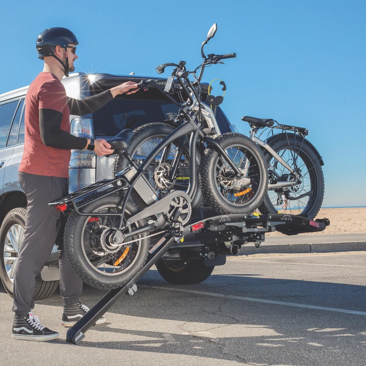 Vista by Kilimanjaro Hitch Mounted Platform-Style E-Bike Rack