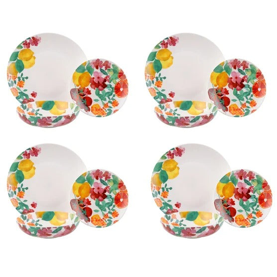 Maxwell & Williams Capri Porcelain Dinnerware Set, 12-pieces
