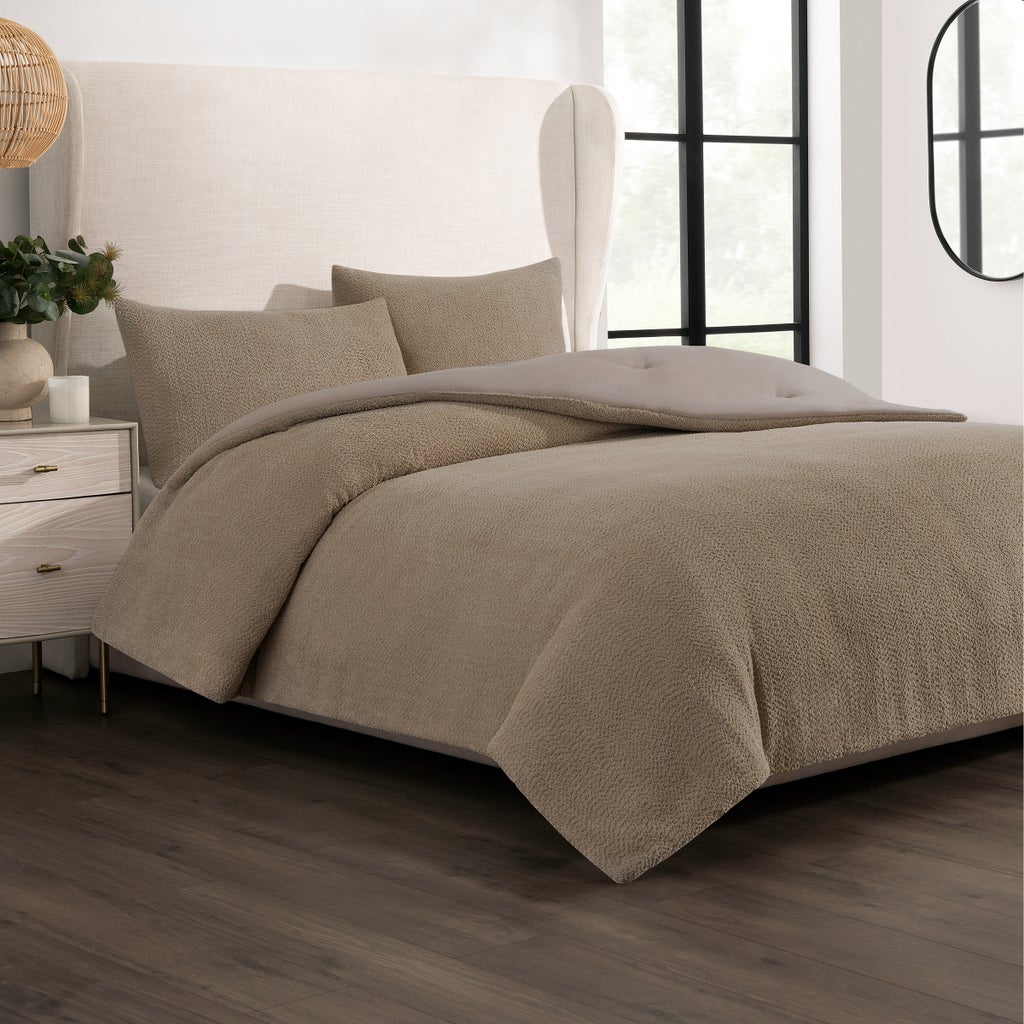 Cococozy Bouclé 3-piece Comforter Set