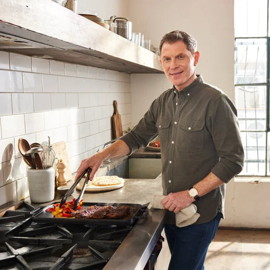 Bobby Flay by GreenPan Reversible Cast Iron Grill Griddle