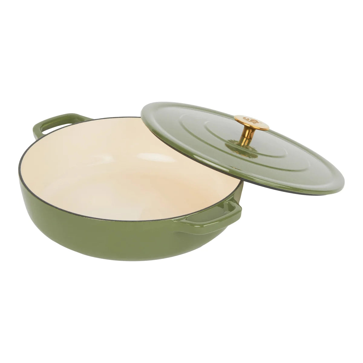 Chuck Hughes Cast Iron Braiser, 3.9 L (4.1 qt.)