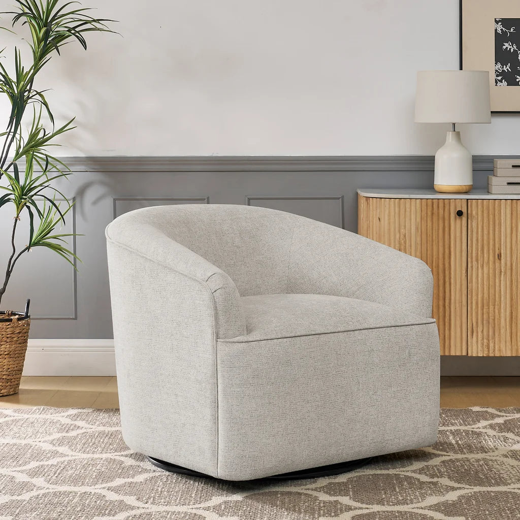 Thomasville Fabric Swivel Chair