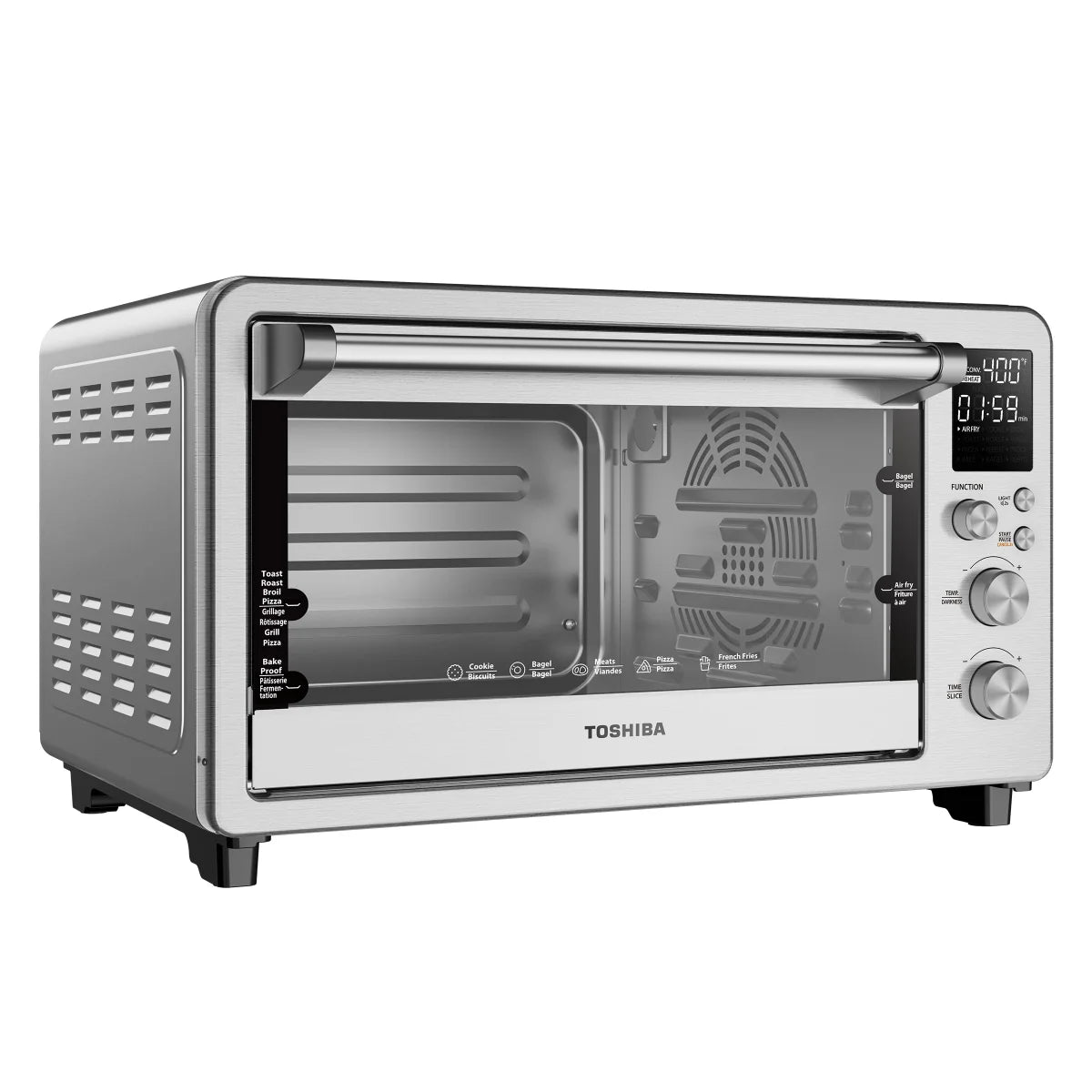 Toshiba 25 L (26.4 qt.) Digital Air Fryer Toaster Oven